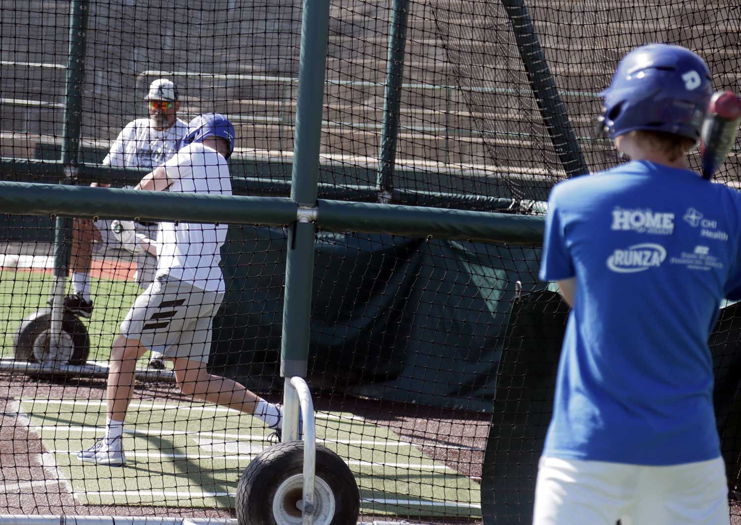 Live batting practice